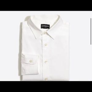 Boys' white button down shirt by Crewcuts